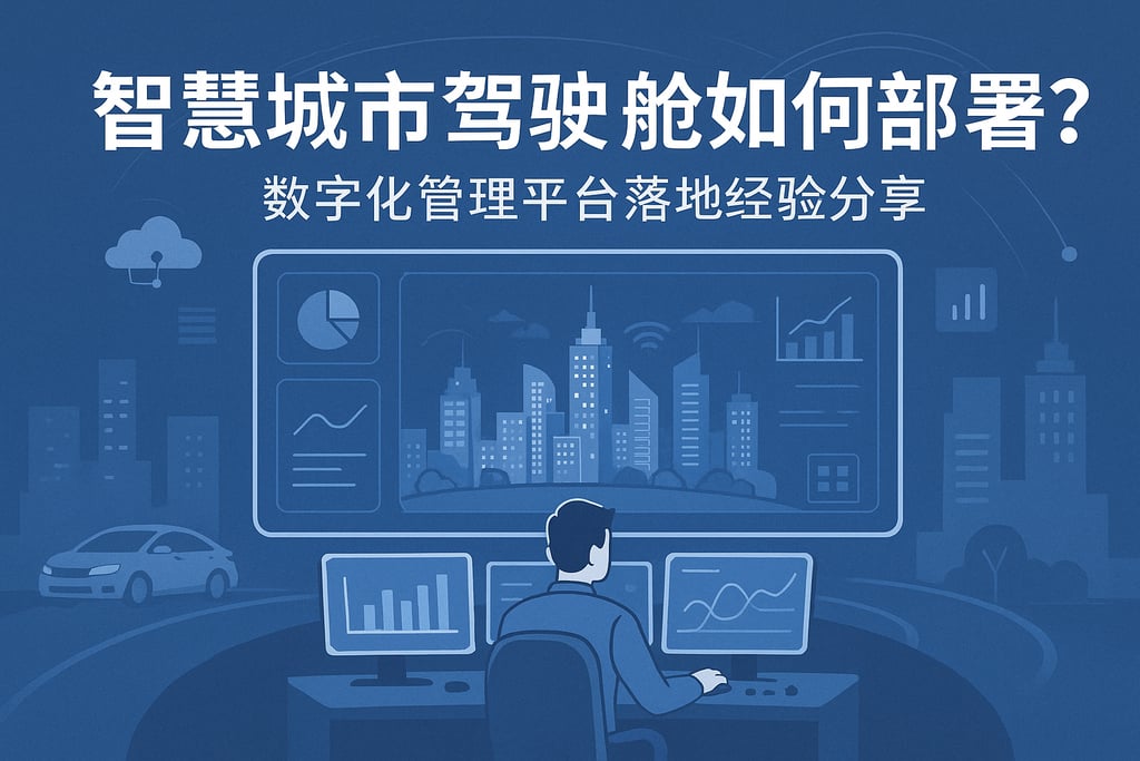 智慧城市驾驶舱如何部署？数字化管理平台落地经验分享