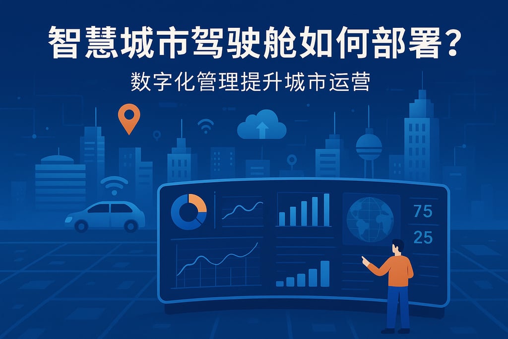 智慧城市驾驶舱如何部署？数字化管理提升城市运营