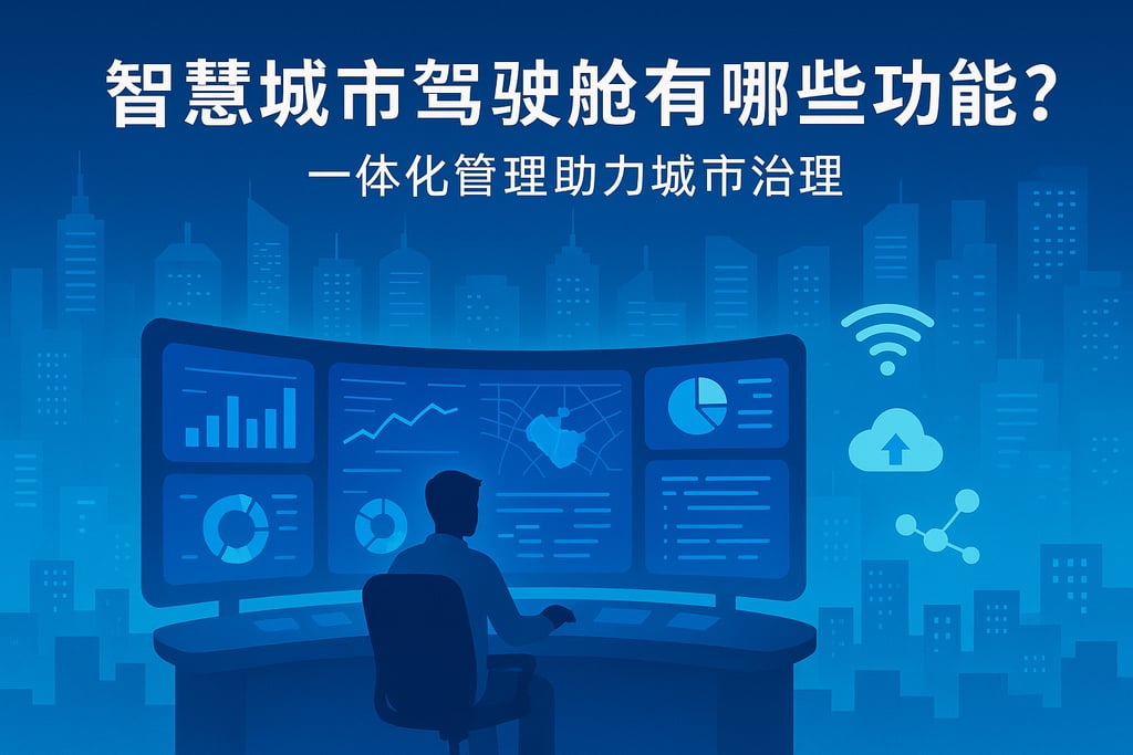 智慧城市驾驶舱有哪些功能？一体化管理助力城市治理