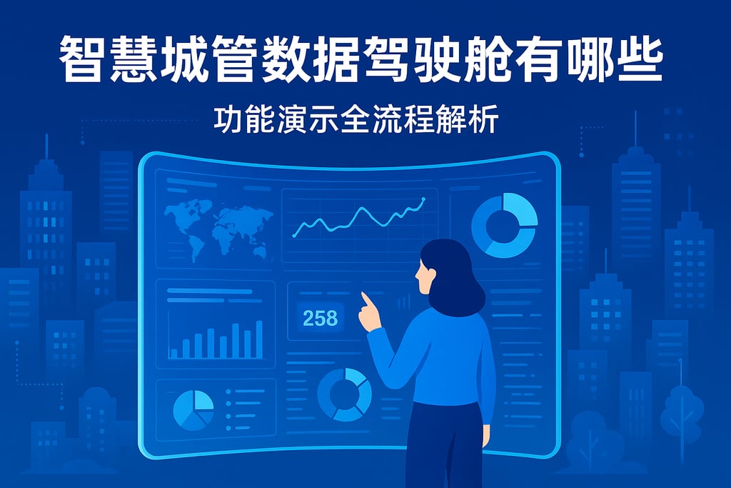 智慧城管数据驾驶舱有哪些亮点？功能演示全流程解析