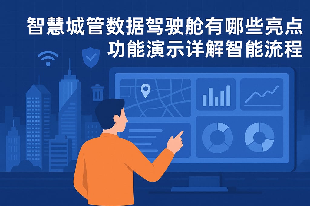 智慧城管数据驾驶舱有哪些亮点？功能演示详解智能流程