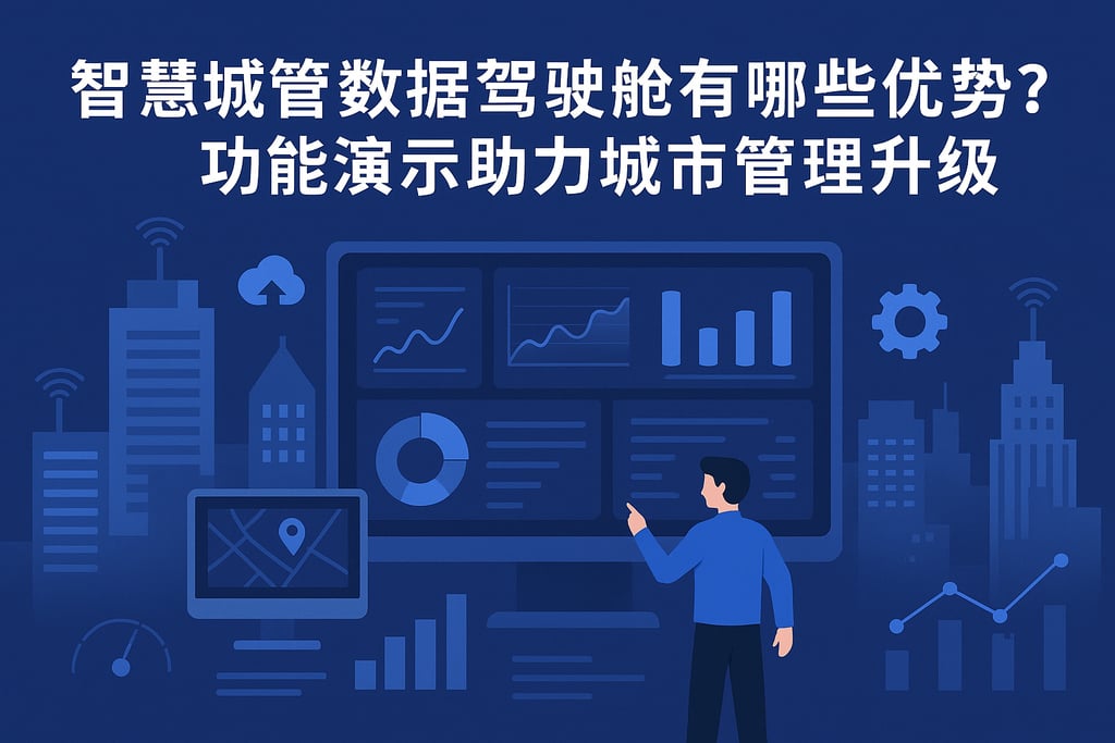 智慧城管数据驾驶舱有哪些优势？功能演示助力城市管理升级