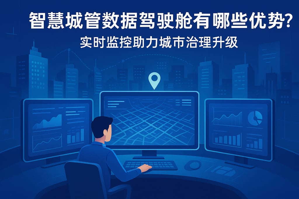 智慧城管数据驾驶舱有哪些优势？实时监控助力城市治理升级