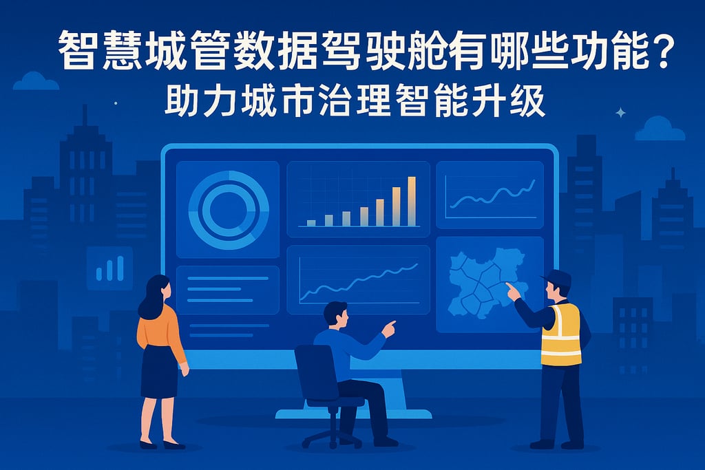 智慧城管数据驾驶舱有哪些功能？助力城市治理智能升级