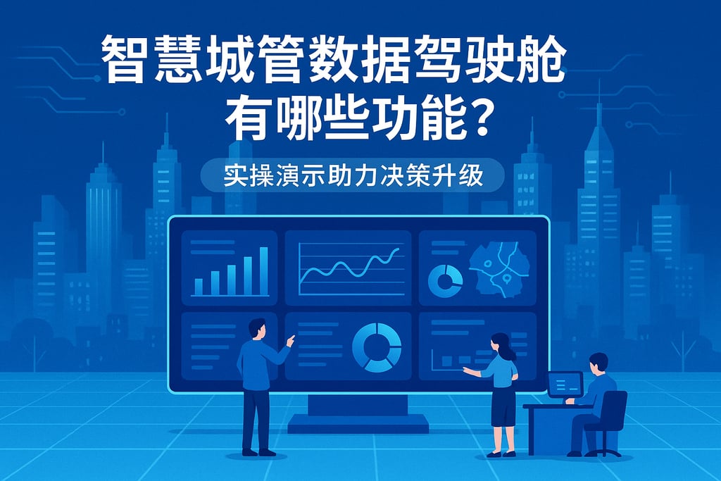 智慧城管数据驾驶舱有哪些功能？实操演示助力决策升级