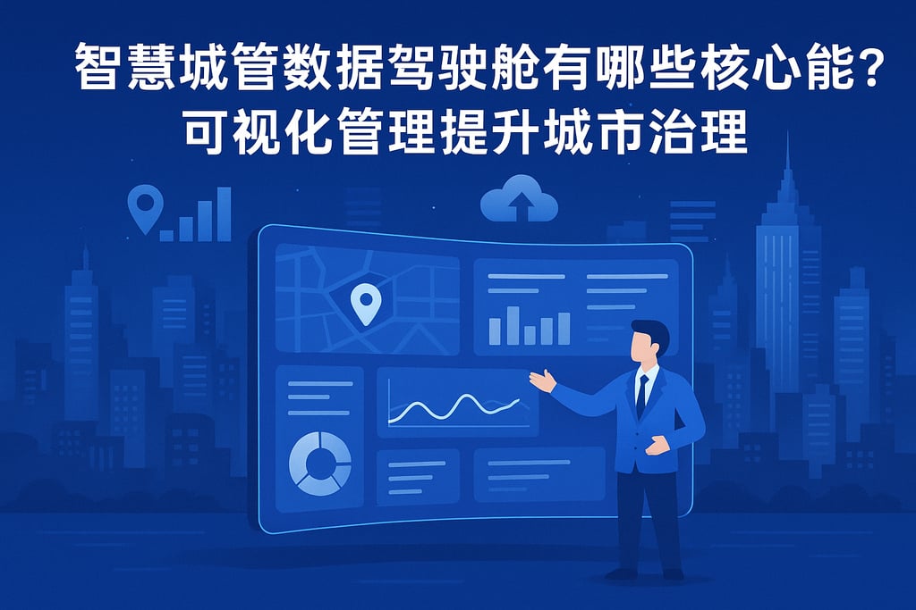 智慧城管数据驾驶舱有哪些核心功能？可视化管理提升城市治理