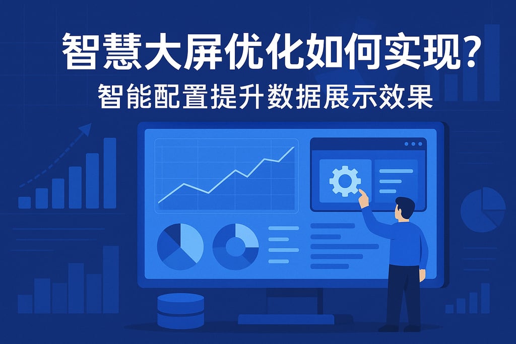 智慧大屏优化如何实现？智能配置提升数据展示效果