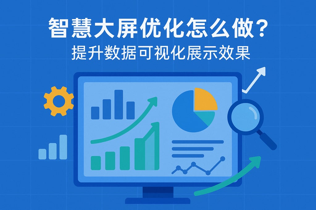 智慧大屏优化怎么做？提升数据可视化展示效果