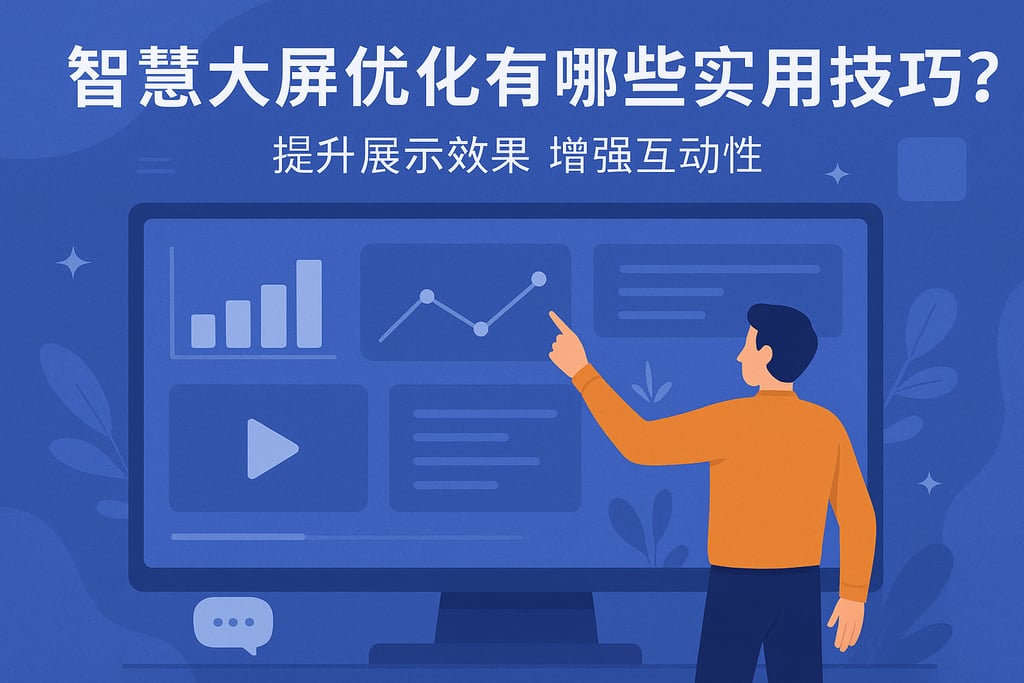 智慧大屏优化有哪些实用技巧？提升展示效果增强互动性