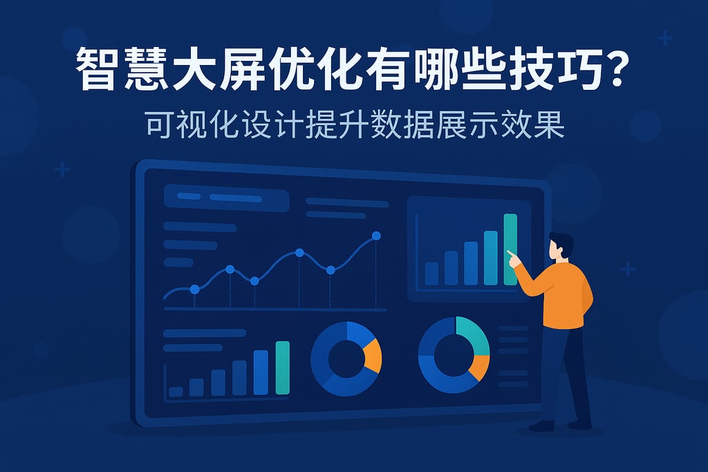 智慧大屏优化有哪些技巧？可视化设计提升数据展示效果