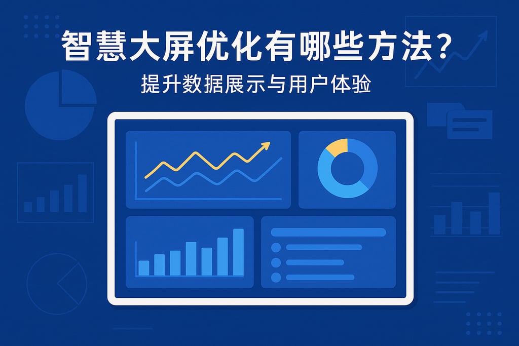 智慧大屏优化有哪些方法？提升数据展示与用户体验