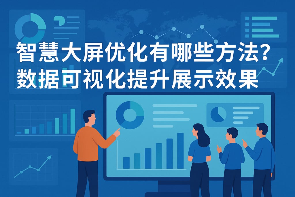 智慧大屏优化有哪些方法？数据可视化提升展示效果