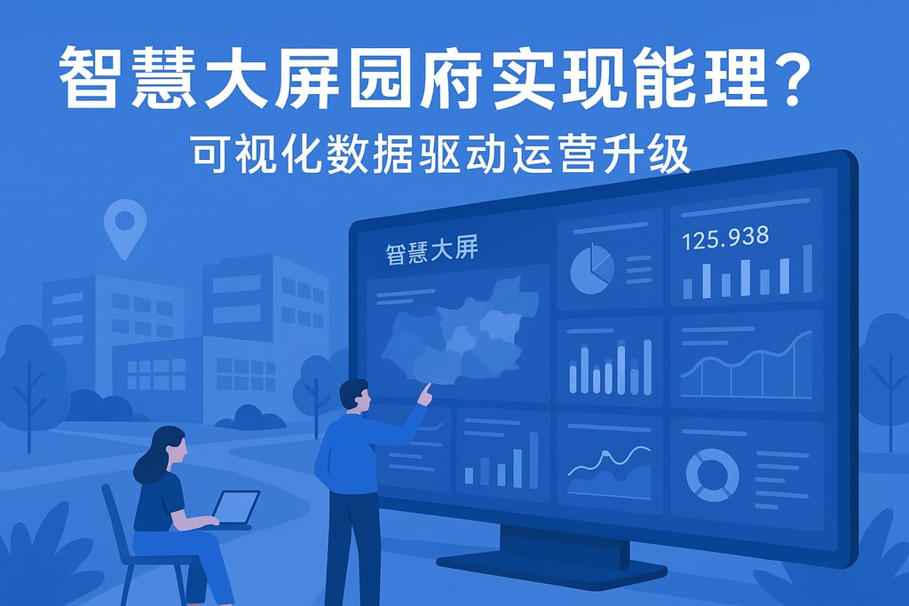 智慧大屏园区如何实现智能管理？可视化数据驱动运营升级