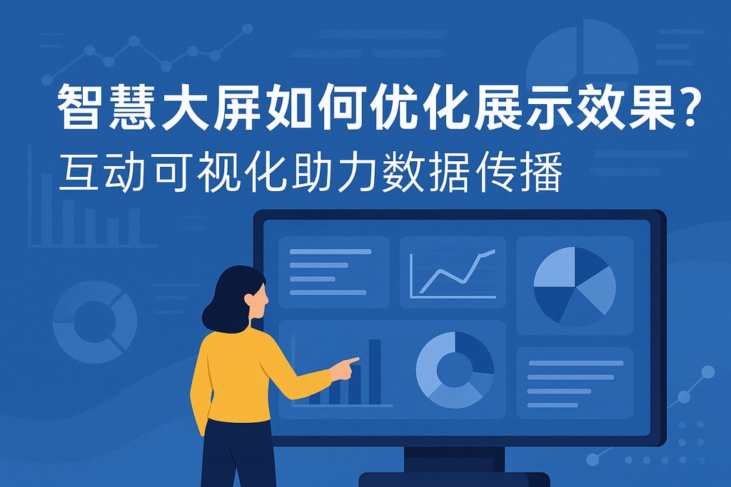 智慧大屏如何优化展示效果？互动可视化助力数据传播