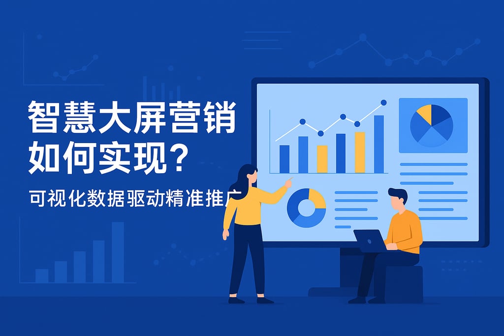 智慧大屏营销如何实现？可视化数据驱动精准推广
