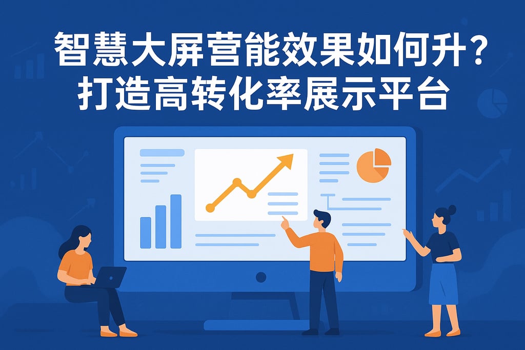 智慧大屏营销效果如何提升？打造高转化率展示平台