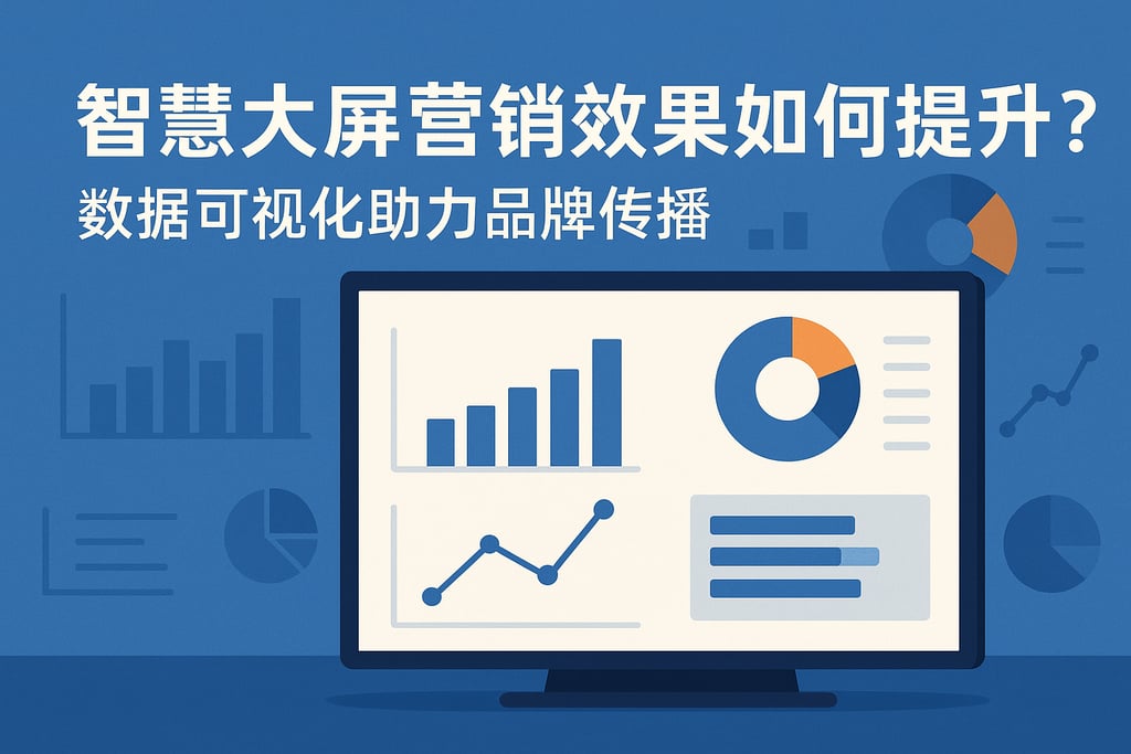 智慧大屏营销效果如何提升？数据可视化助力品牌传播