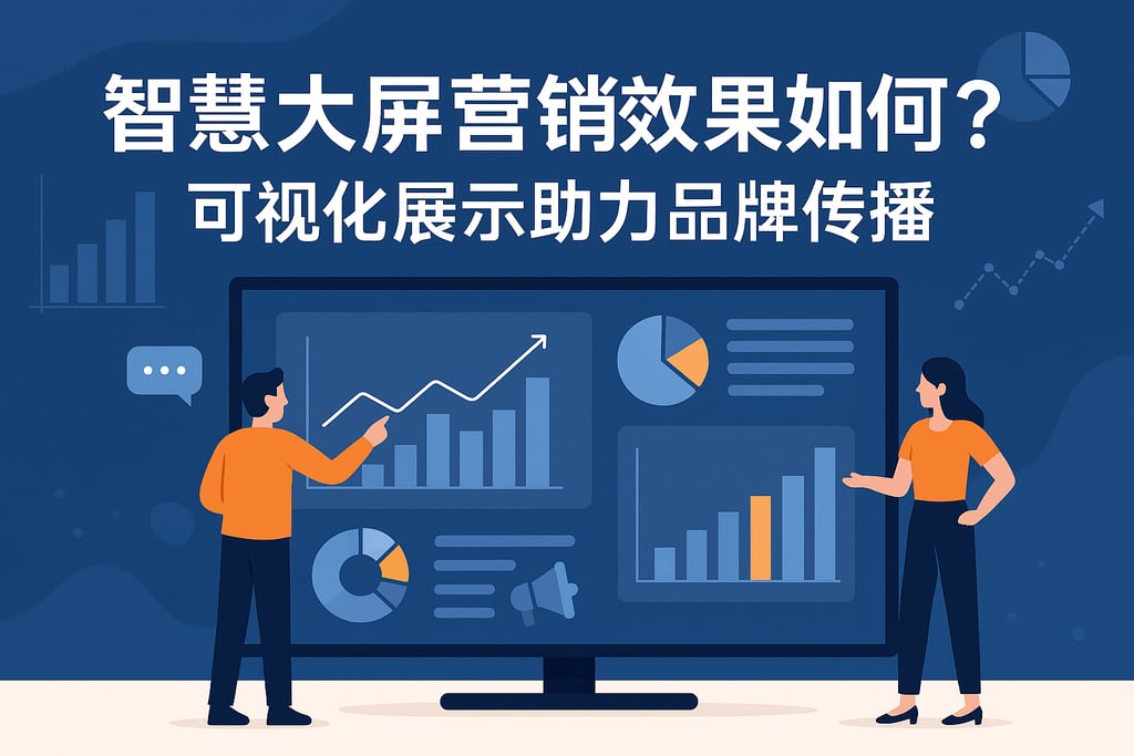 智慧大屏营销效果如何？可视化展示助力品牌传播