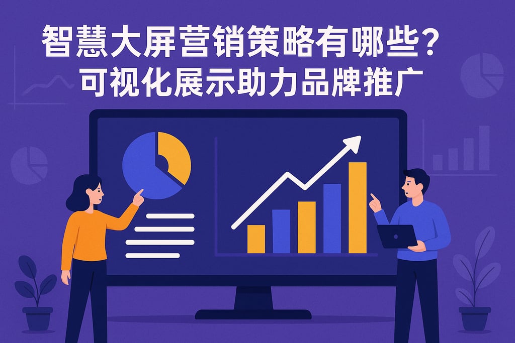 智慧大屏营销策略有哪些？可视化展示助力品牌推广
