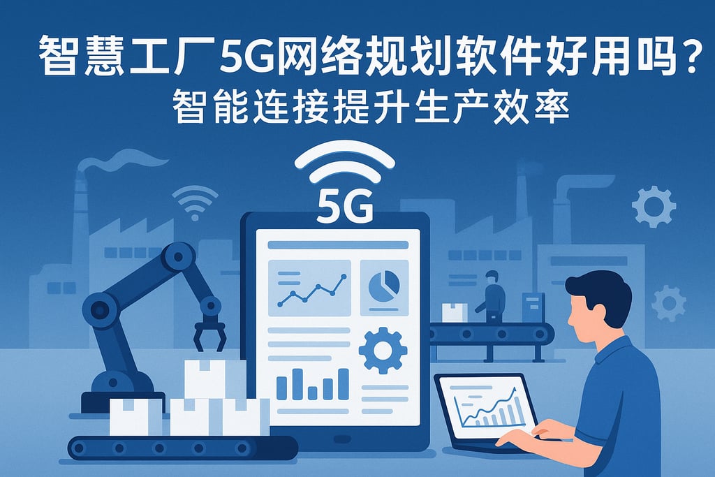 智慧工厂5g网络规划软件好用吗？智能连接提升生产效率