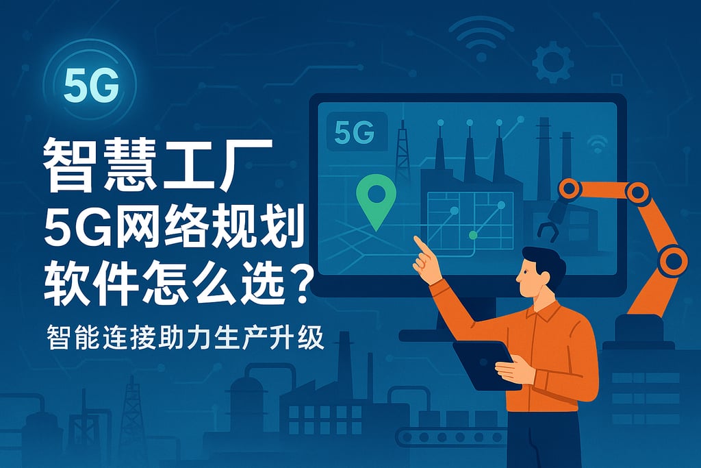智慧工厂5g网络规划软件怎么选？智能连接助力生产升级