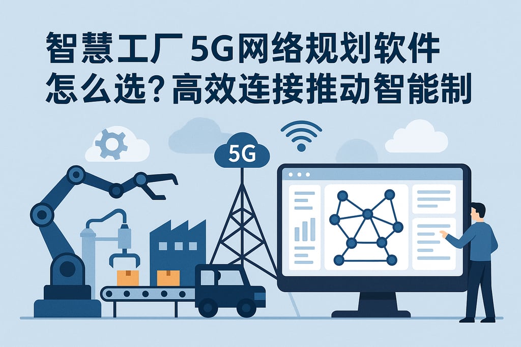 智慧工厂5g网络规划软件怎么选？高效连接推动智能制造