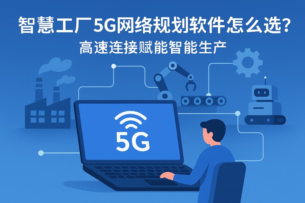 智慧工厂5g网络规划软件怎么选？高速连接赋能智能生产