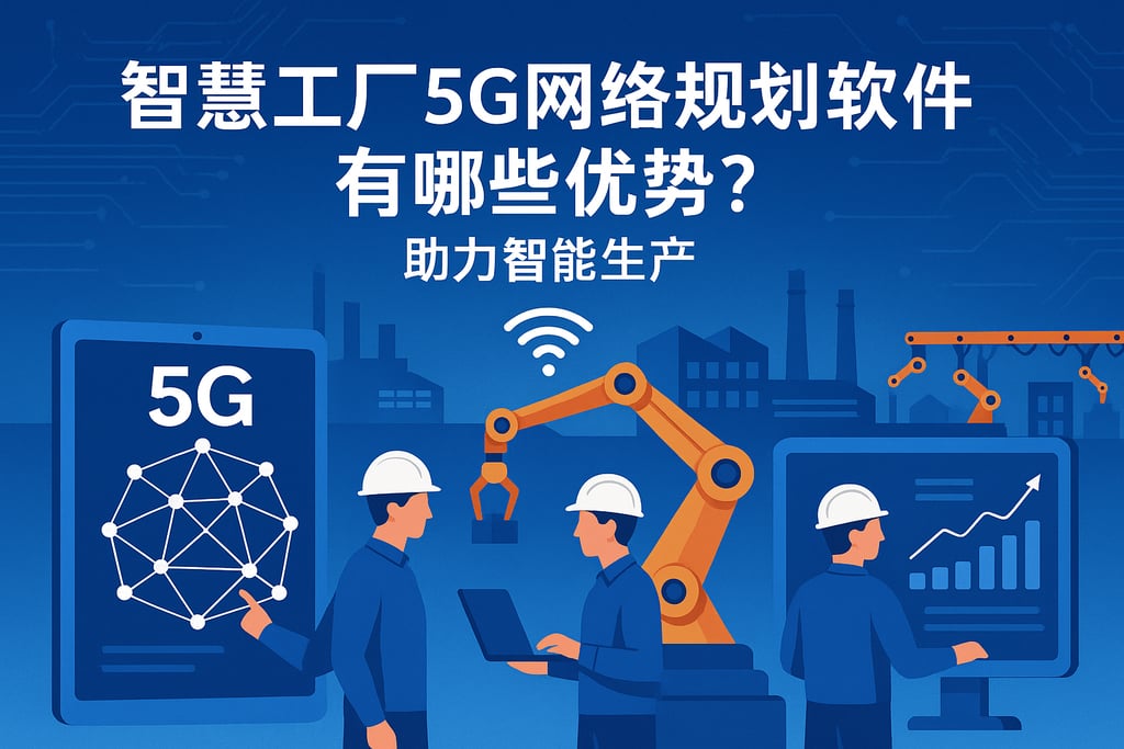 智慧工厂5g网络规划软件有哪些优势？助力智能生产