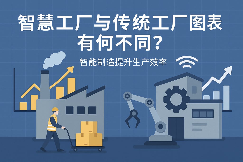 智慧工厂与传统工厂图表有何不同？智能制造提升生产效率