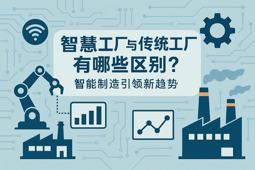 智慧工厂传统工厂图表有哪些区别？智能制造引领新趋势