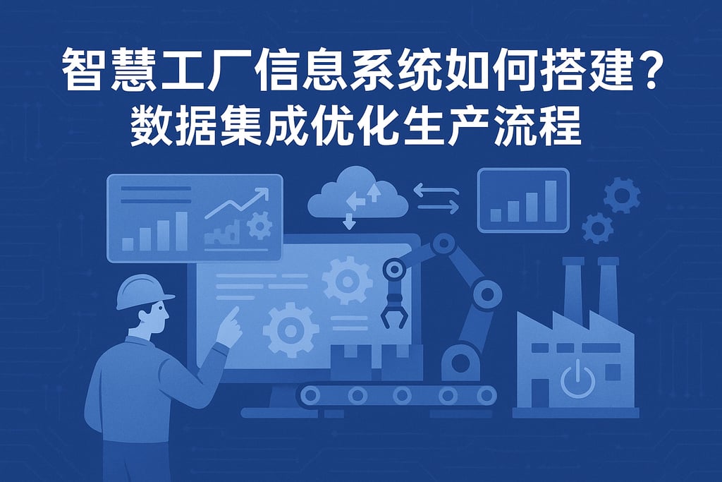 智慧工厂信息系统如何搭建？数据集成优化生产流程