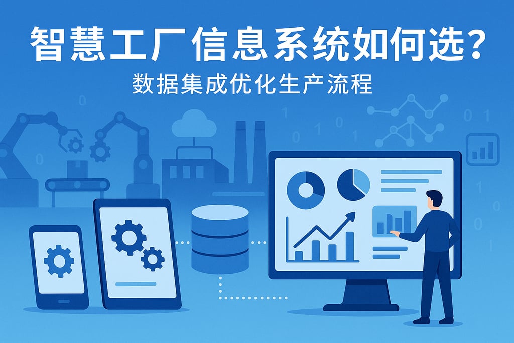 智慧工厂信息系统如何选型？数据集成优化生产流程
