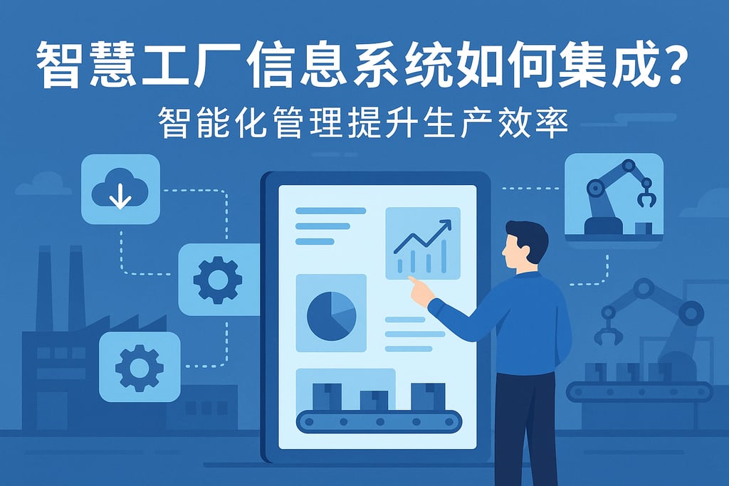 智慧工厂信息系统如何集成？智能化管理提升生产效率