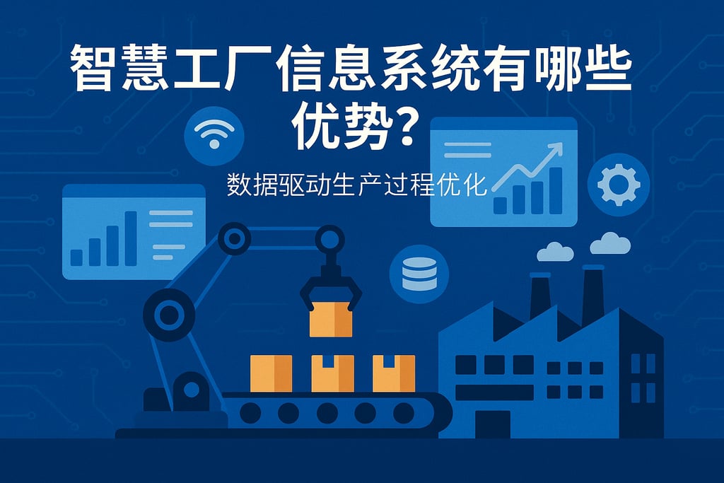 智慧工厂信息系统有哪些优势？数据驱动生产过程优化