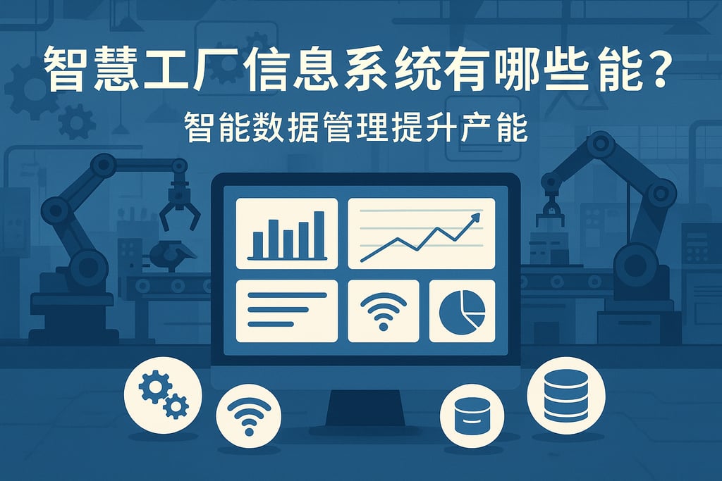 智慧工厂信息系统有哪些功能？智能数据管理提升产能