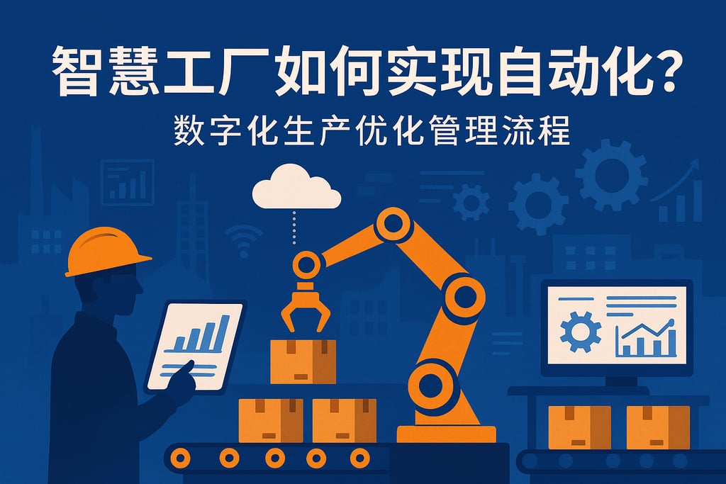 智慧工厂如何实现自动化？数字化生产优化管理流程
