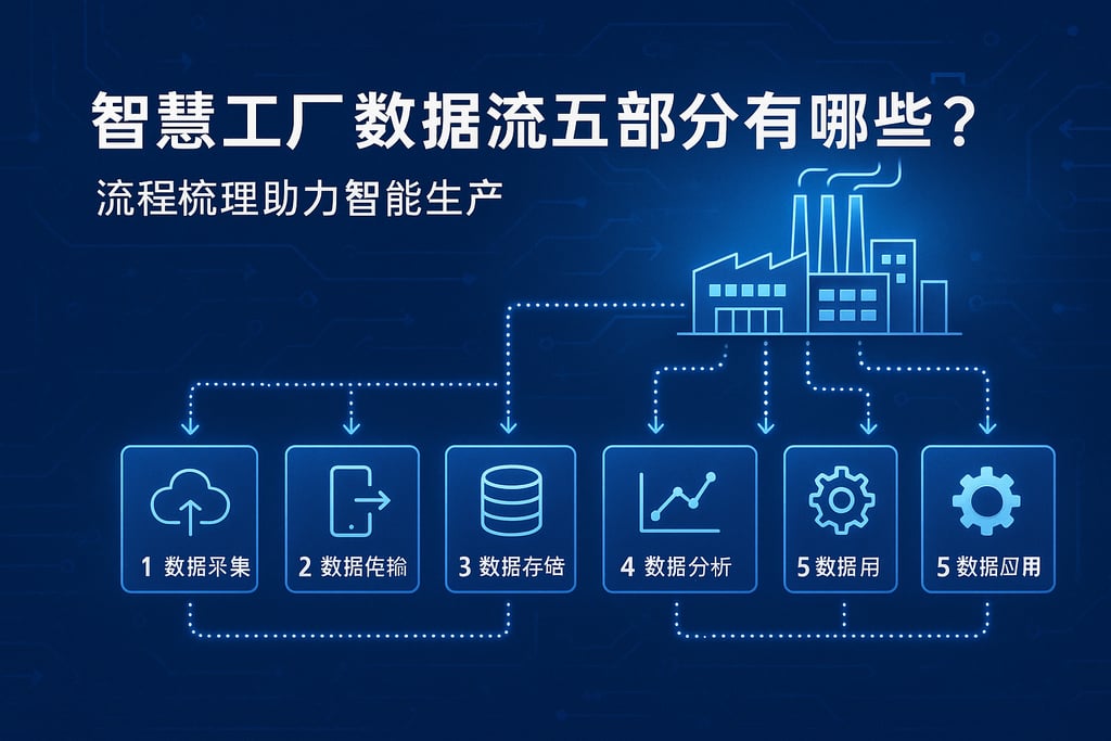 智慧工厂数据流五部分有哪些？流程梳理助力智能生产
