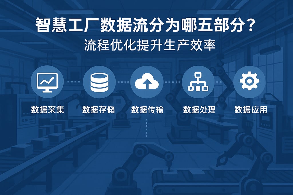 智慧工厂数据流分为哪五部分？流程优化提升生产效率