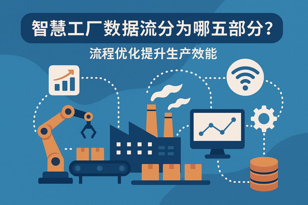 智慧工厂数据流分为哪五部分？流程优化提升生产效能