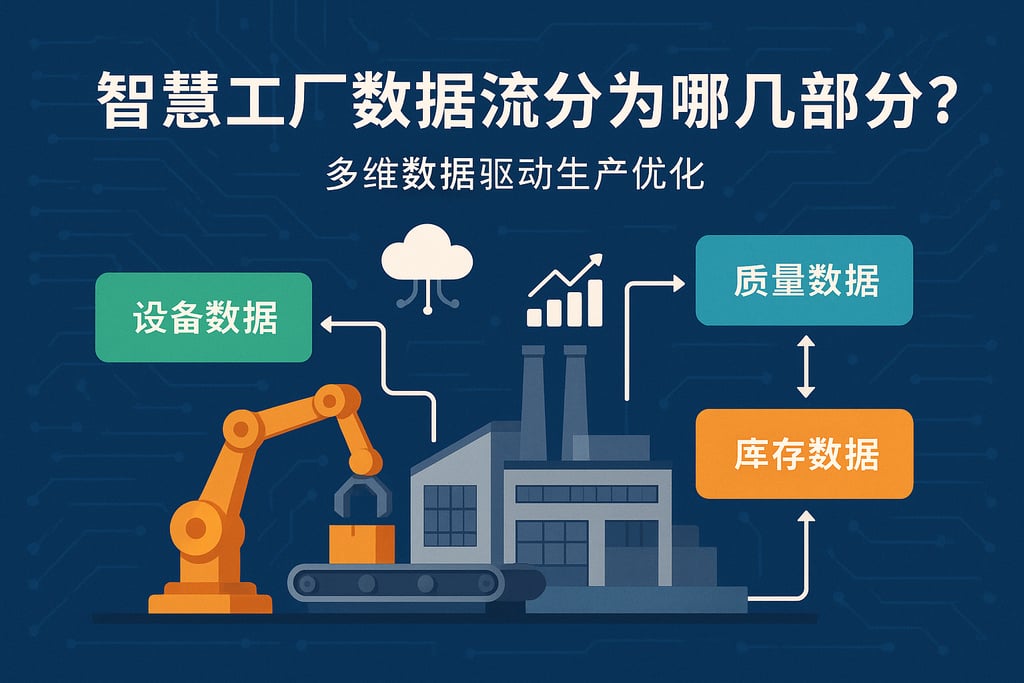 智慧工厂数据流分为哪几部分？多维数据驱动生产优化