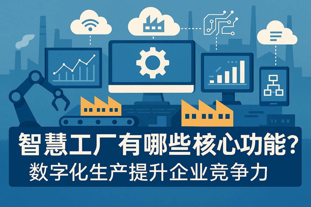 智慧工厂有哪些核心功能？数字化生产提升企业竞争力