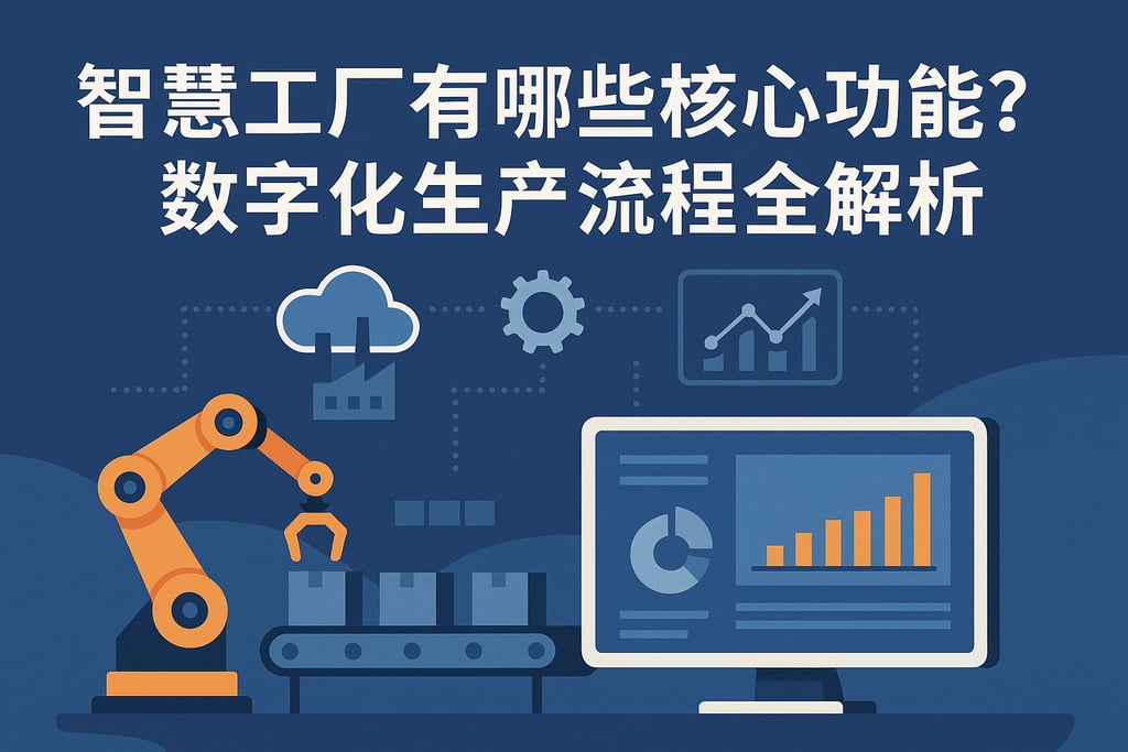 智慧工厂有哪些核心功能？数字化生产流程全解析
