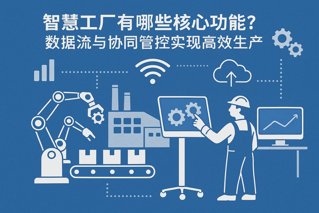 智慧工厂有哪些核心功能？数据流与协同管控实现高效生产