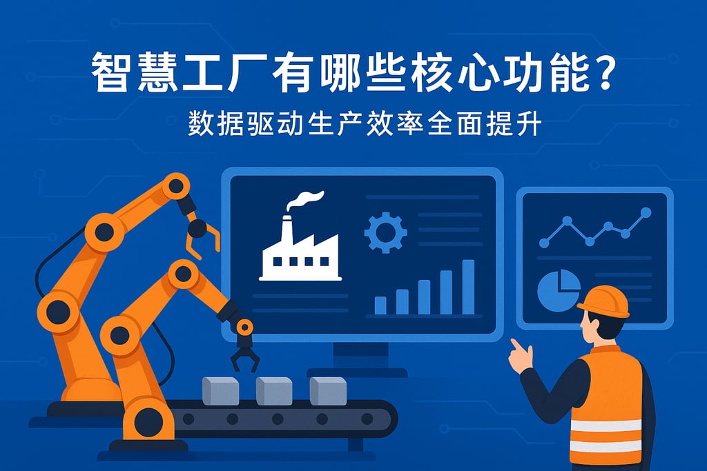 智慧工厂有哪些核心功能？数据驱动生产效率全面提升