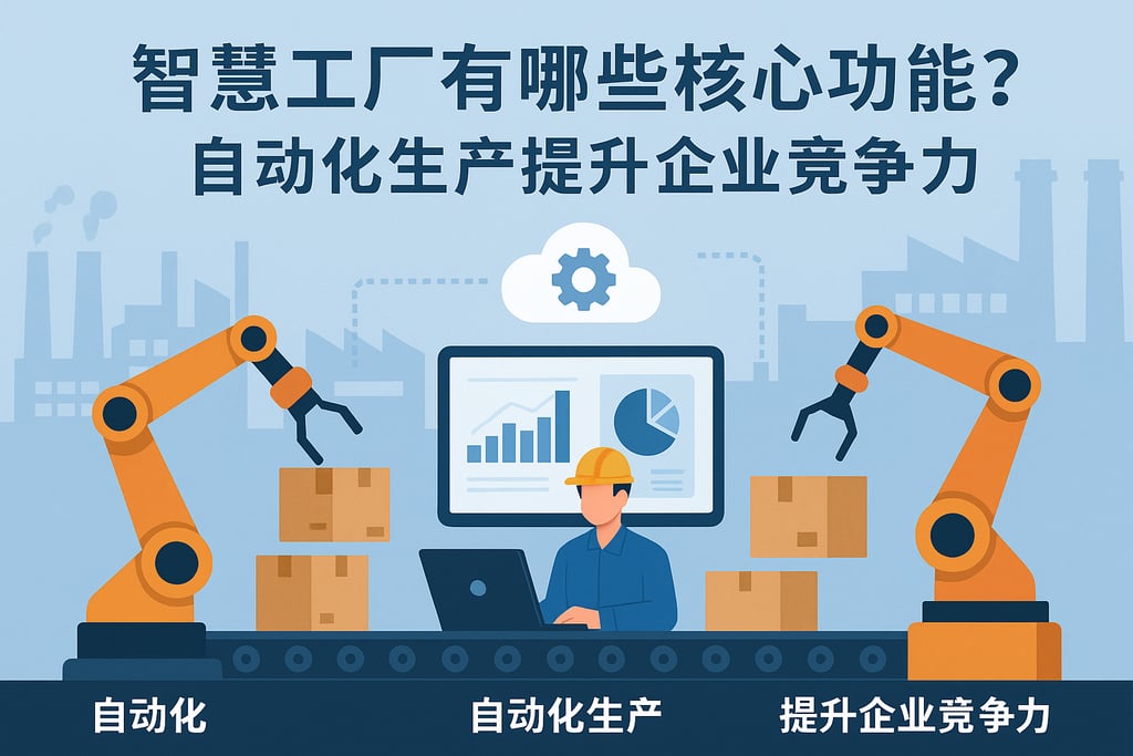 智慧工厂有哪些核心功能？自动化生产提升企业竞争力