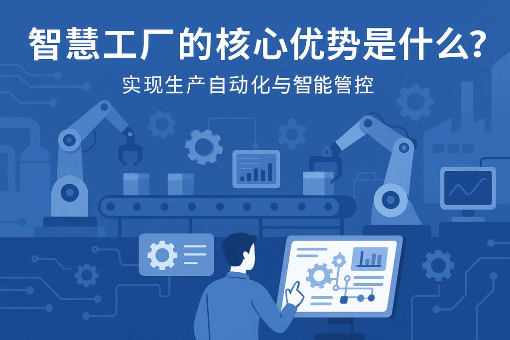 智慧工厂的核心优势是什么？实现生产自动化与智能管控