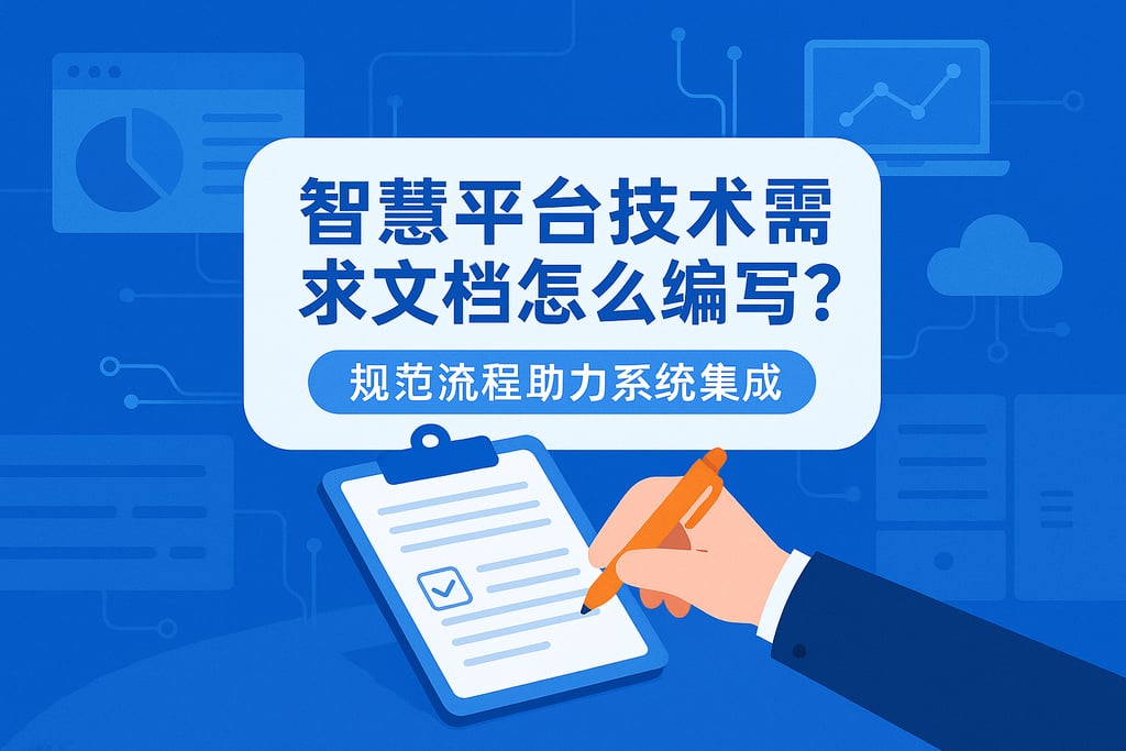 智慧平台技术需求文档怎么编写？规范流程助力系统集成