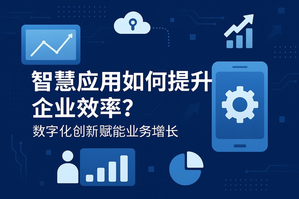 智慧应用如何提升企业效率？数字化创新赋能业务增长