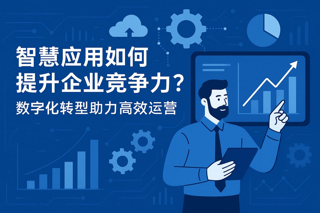 智慧应用如何提升企业竞争力？数字化转型助力高效运营