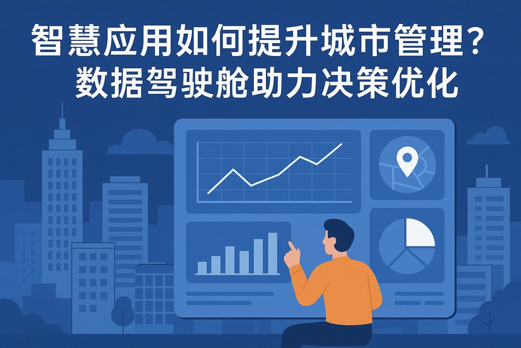 智慧应用如何提升城市管理？数据驾驶舱助力决策优化